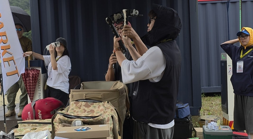 노지마켓 장비 나눔 현장